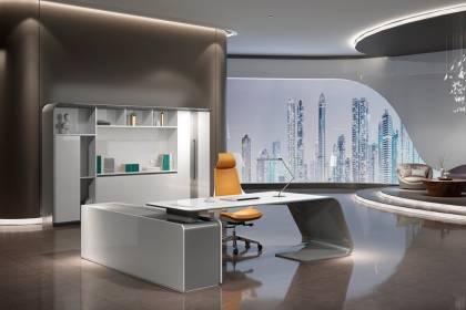 時(shí)尚烤漆高管臺(tái) ML-ZH2607