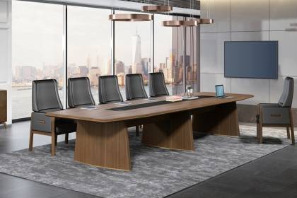 高檔實(shí)木行政會(huì)議臺(tái) ML-GZ2216