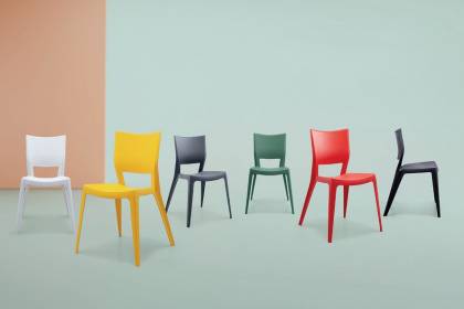 時(shí)尚塑膠休閑椅